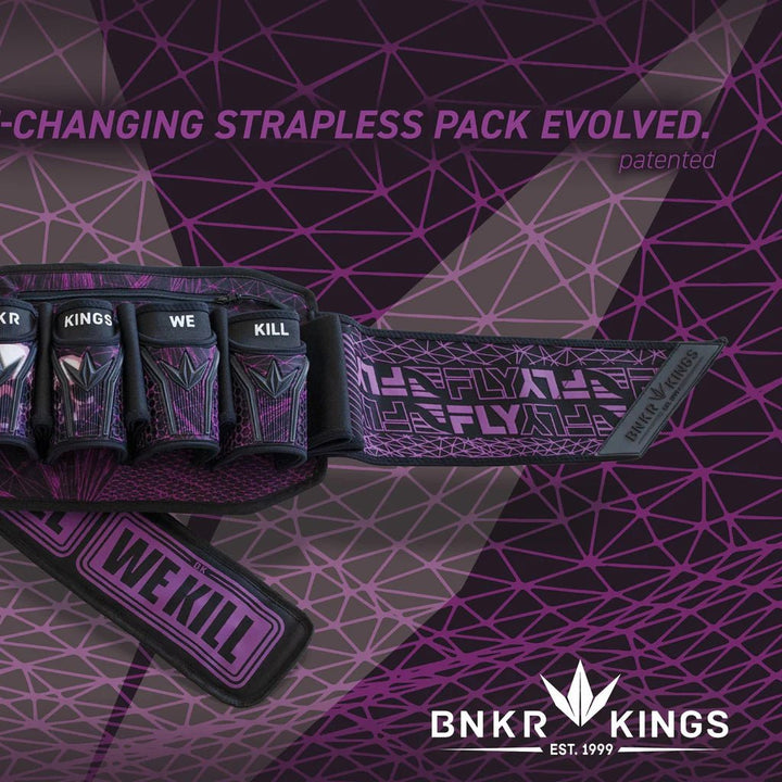 Bunkerkings Fly2 Pack Paintball Battlepack (4+7) - Purple Dimension - Paintball Buddy