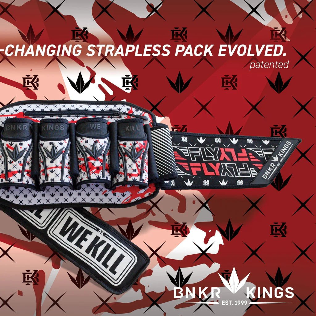 Bunkerkings Fly2 Pack Paintball Battlepack (4+7) - Royal Blood - Paintball Buddy