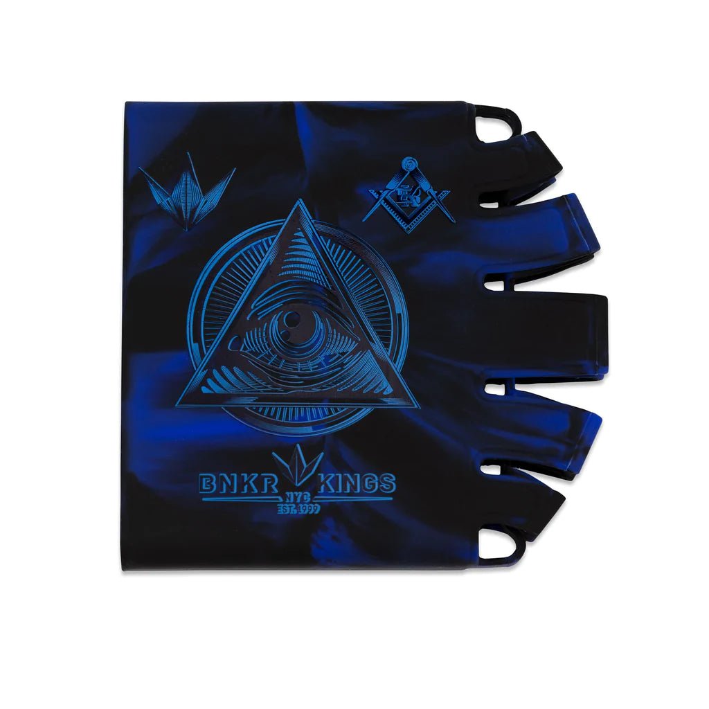 Bunkerkings Knuckle B Tank Cover - Conspiracy Blue - Paintball Buddy