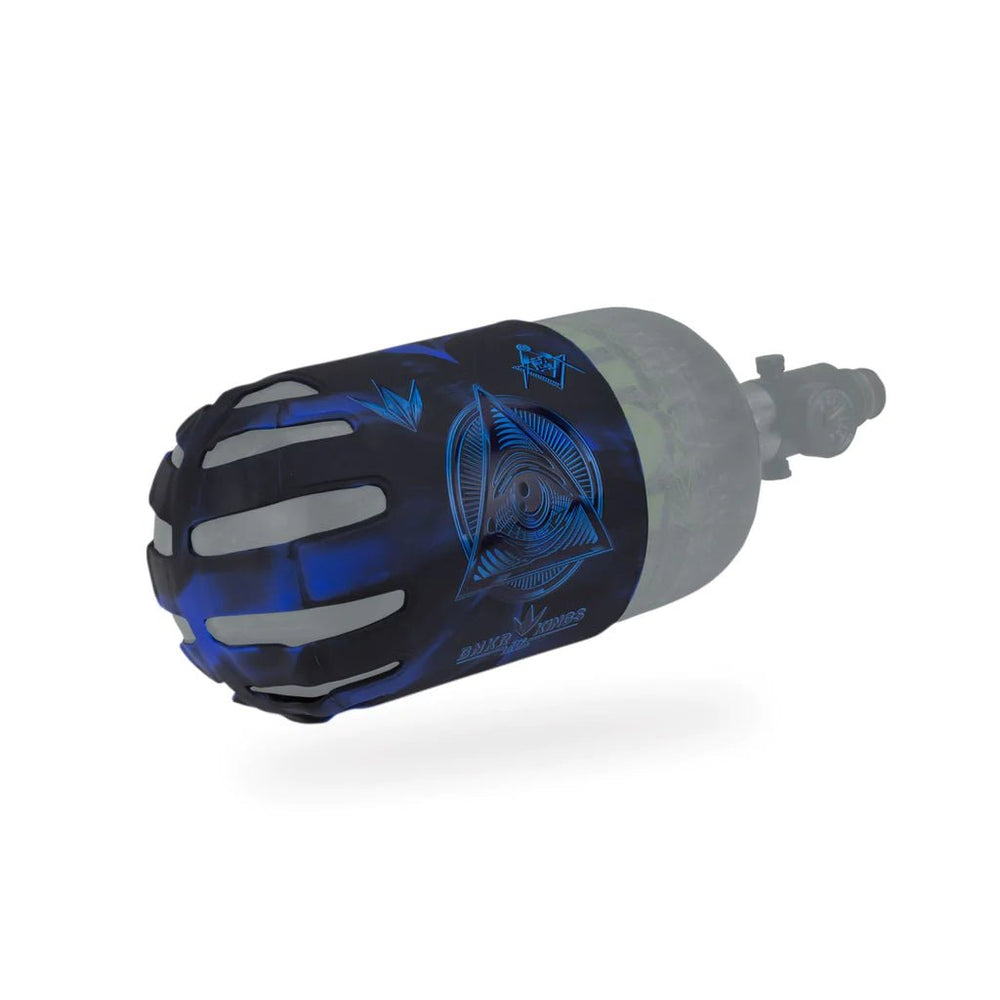 Bunkerkings Knuckle B Tank Cover - Conspiracy Blue - Paintball Buddy