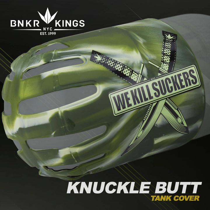 Bunkerkings Knuckle B Tank Cover - Wks Knife Camo - Paintball Buddy