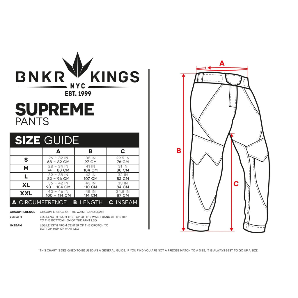 Bunkerkings V2 Supreme Pants - Schwarz, Blau - Paintball Buddy