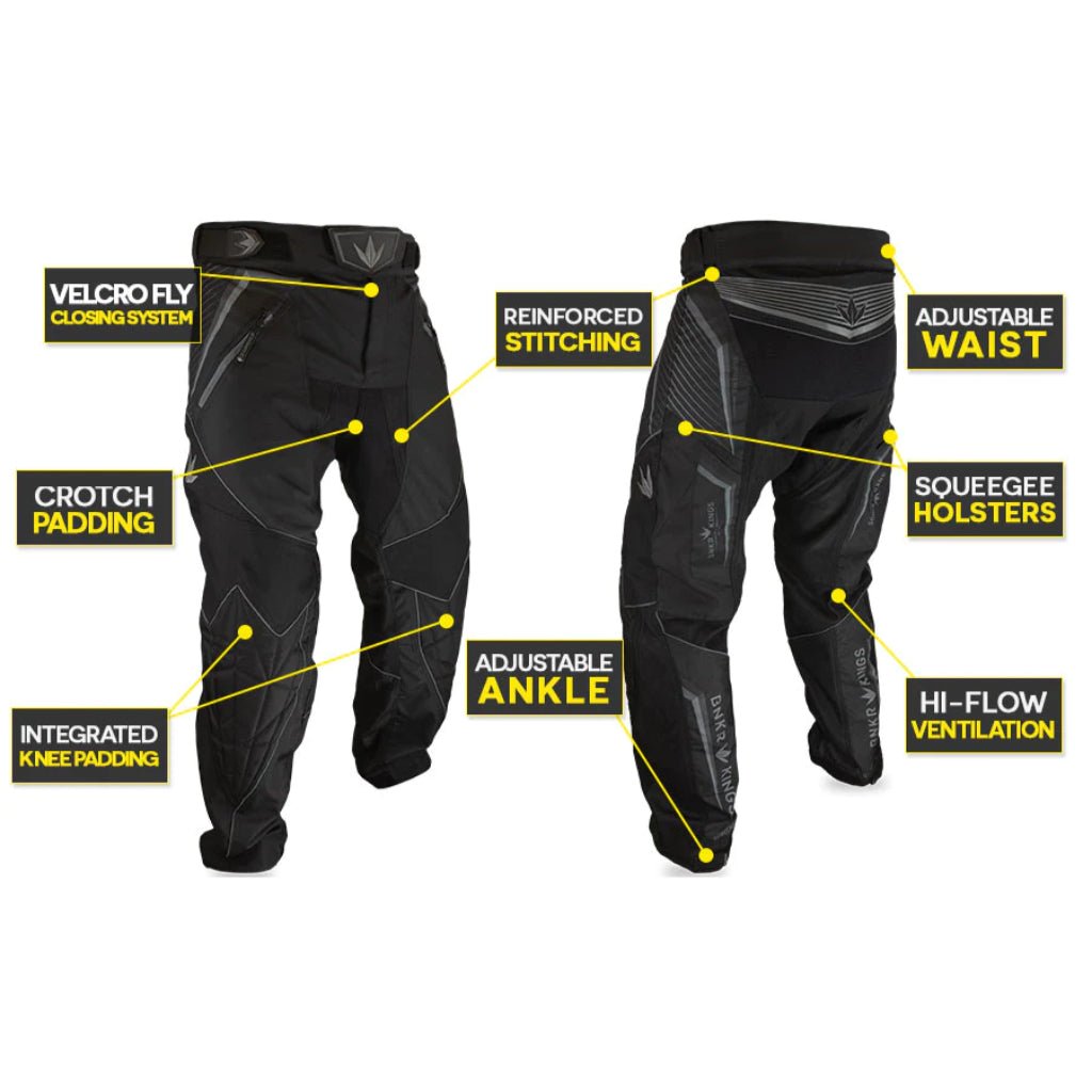 Bunkerkings V2 Supreme Pants - Schwarz - Paintball Buddy