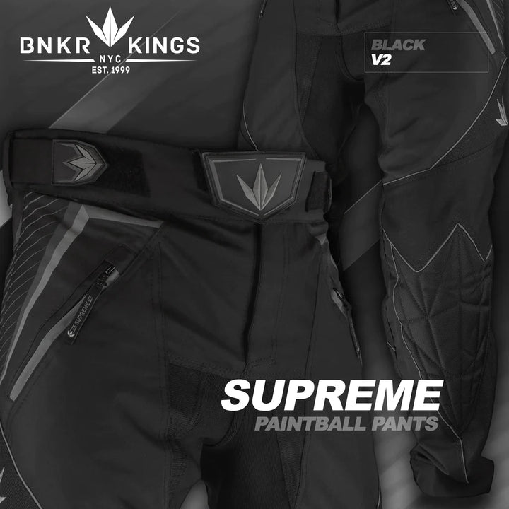 Bunkerkings V2 Supreme Pants - Schwarz - Paintball Buddy