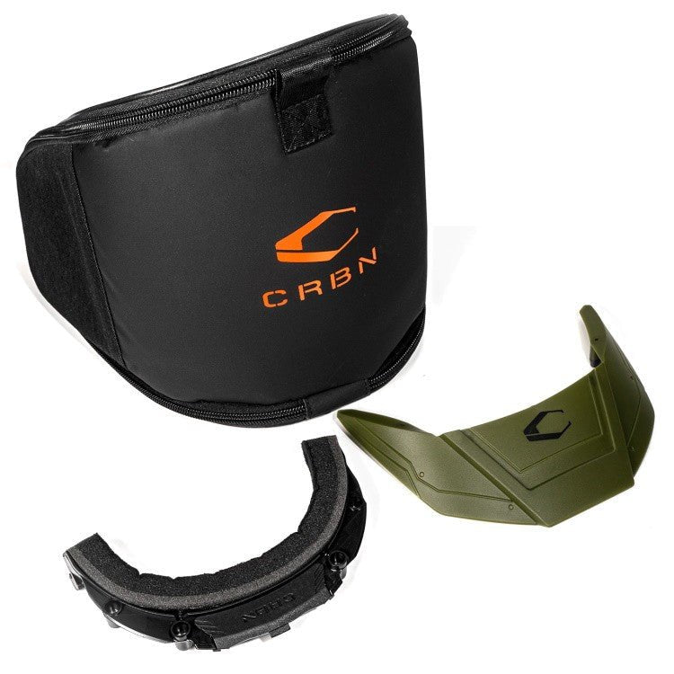 Carbon ZERO PRO Paintball Thermal Maske - Moss - Paintball Buddy