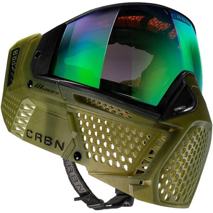 Carbon ZERO PRO Paintball Thermal Maske - Moss - Paintball Buddy