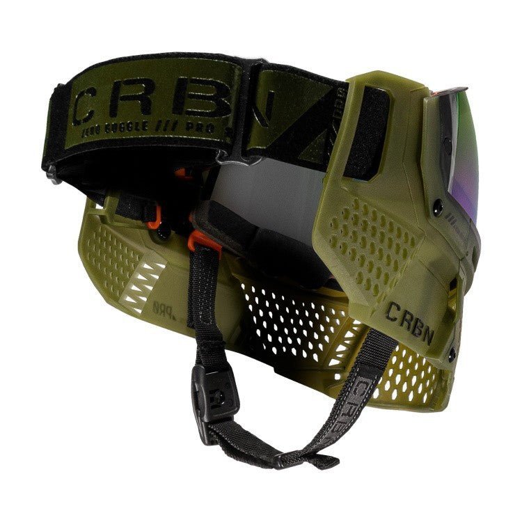 Carbon ZERO PRO Paintball Thermal Maske - Moss - Paintball Buddy