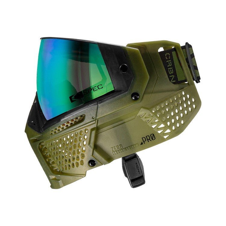 Carbon ZERO PRO Paintball Thermal Maske - Moss - Paintball Buddy