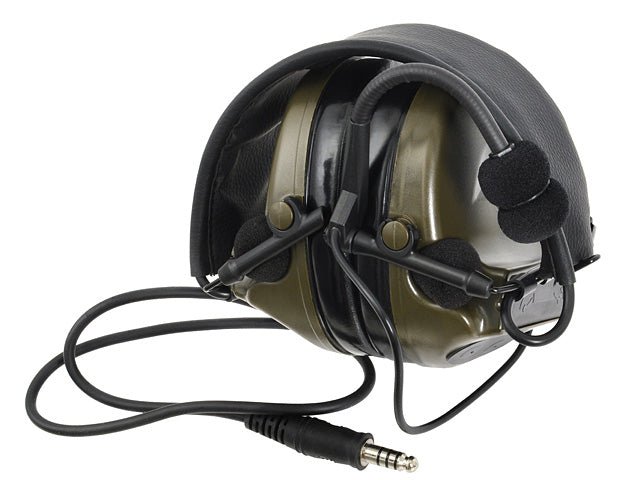 Clear Voice Headset - Olive - Paintball Buddy