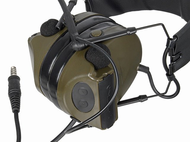 Clear Voice Headset - Olive - Paintball Buddy