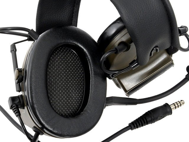 Clear Voice Headset - Olive - Paintball Buddy