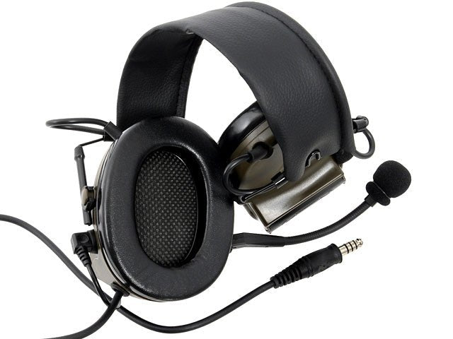 Clear Voice Headset - Olive - Paintball Buddy