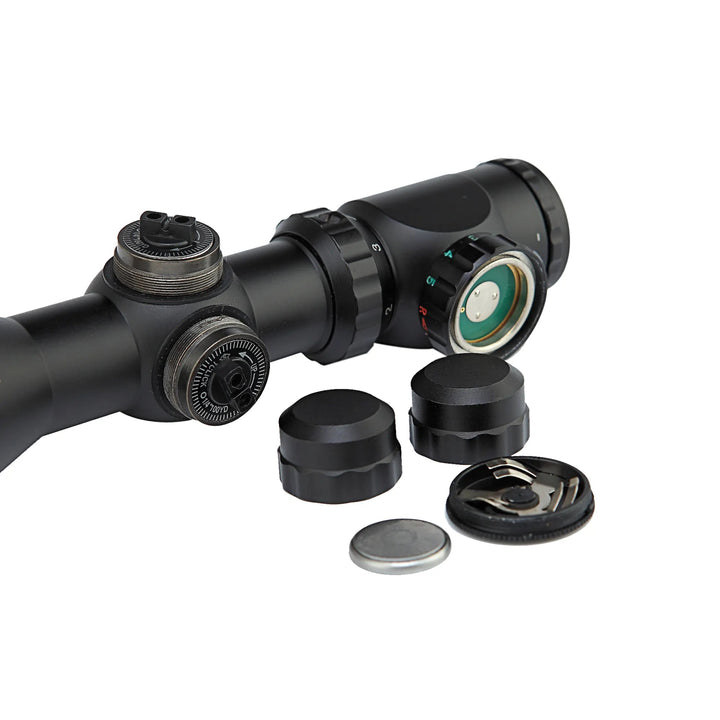 Compact Rifle Scope 2 - 6X32 Red Green - Paintball Buddy