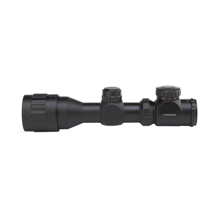 Compact Rifle Scope 2 - 6X32 Red Green - Paintball Buddy