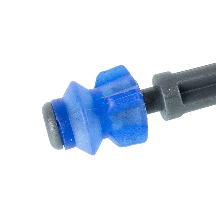 Creden Faltbarer Paintball Laufreiniger Pro Swab mit Gummilippe - Blau