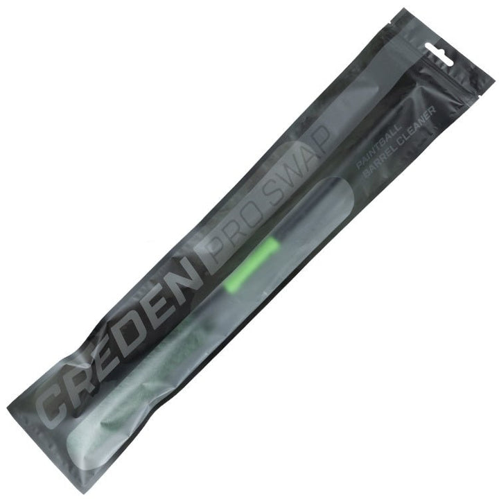 Creden Faltbarer Paintball Laufreiniger Pro Swab mit Gummilippe - Grün