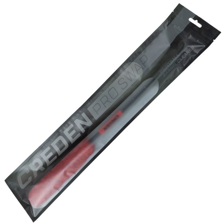 Faltbarer Paintball Laufreiniger Pro Swab mit Gummilippe - Rot
