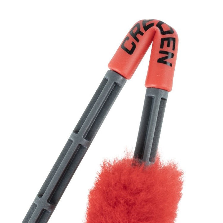 Faltbarer Paintball Laufreiniger Pro Swab mit Gummilippe - Rot