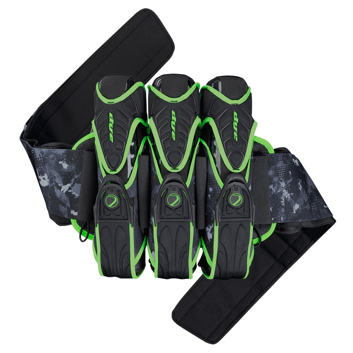 Dye Assault Pack 3+4 Battlepack - Schwarz/Lime - Paintball Buddy