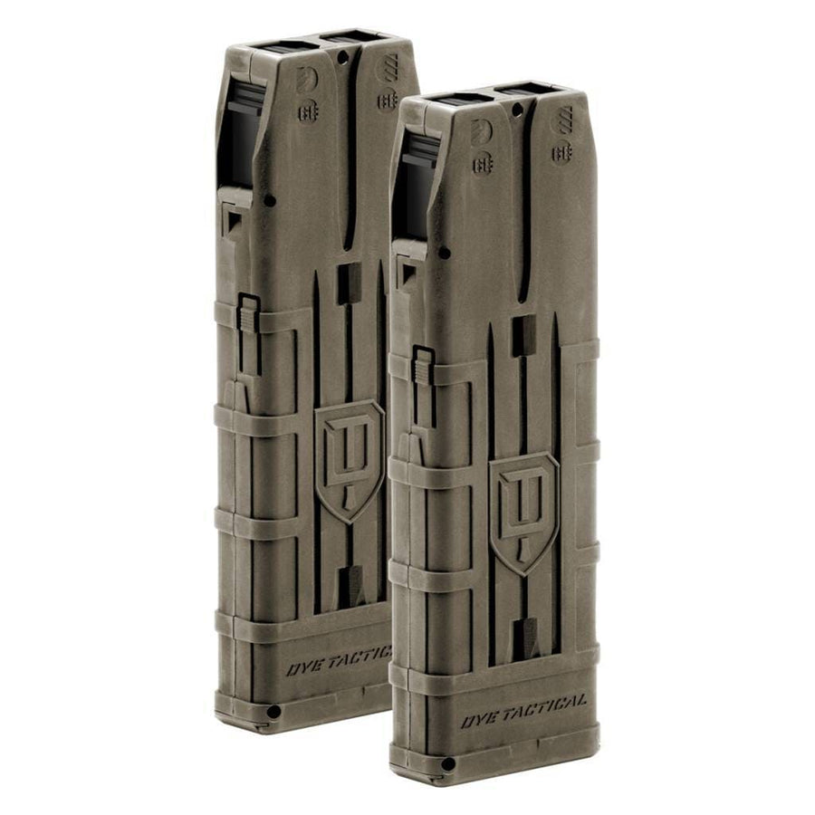 Dye DAM Tactical Magazin 20 Schuss 2 Stück - Dark Earth - Paintball Buddy