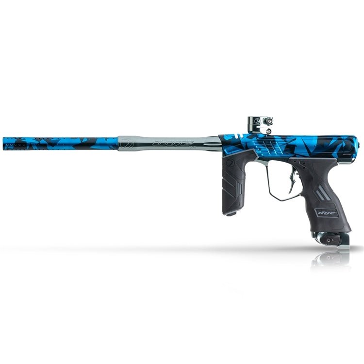 Dye DSR+ Icon1 PGA Paintball Markierer - Shattered Cyan, Black, Grey polished - Paintball Buddy