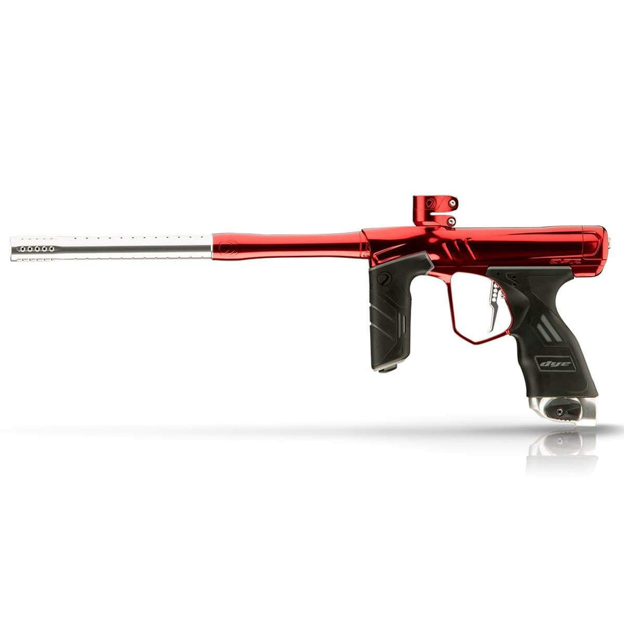 Dye DSR+ Paintball Markierer - Lava Red, Silver polished - Paintball Buddy