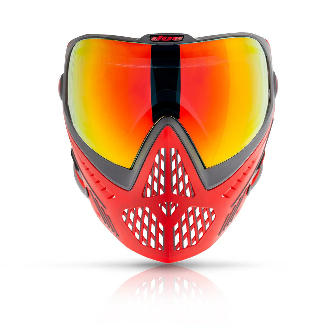 Dye I5 Paintball Maske - ShadowFire Grau/Rot - Paintball Buddy