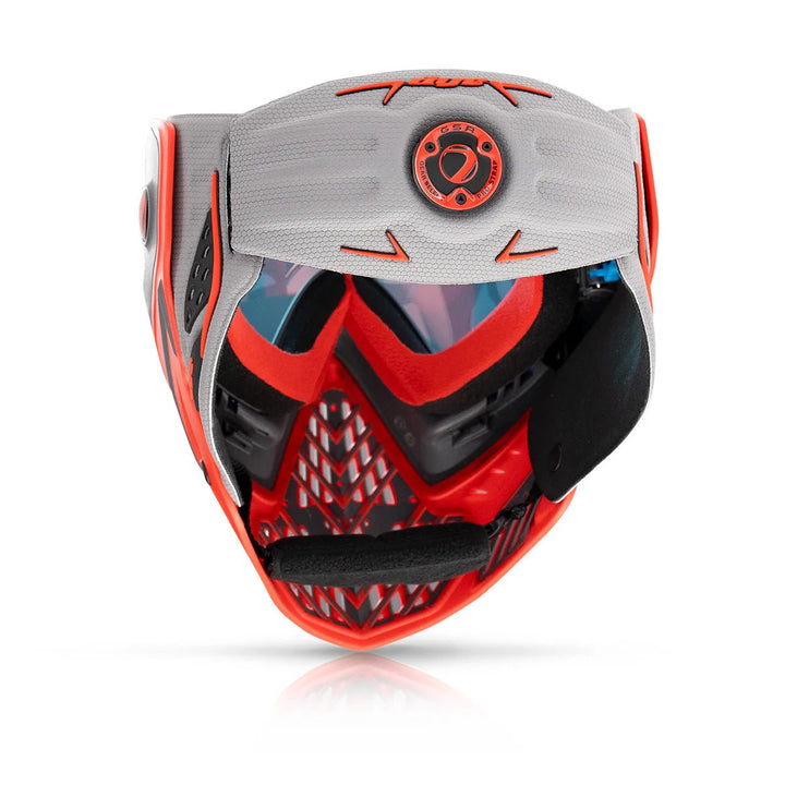 Dye I5 Paintball Maske - ShadowFire Grau/Rot - Paintball Buddy