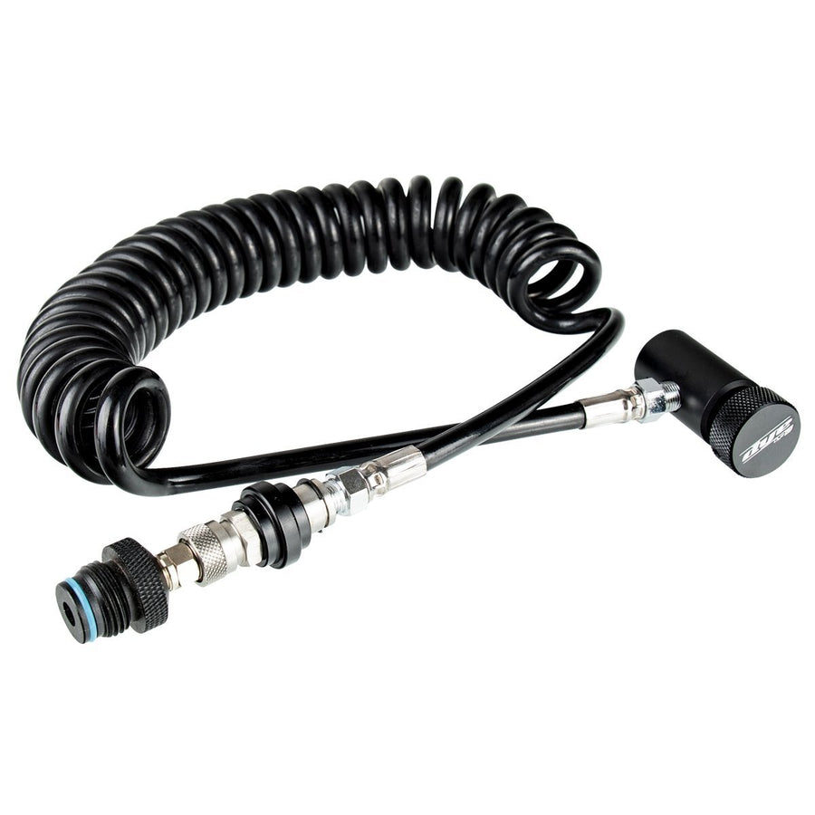 Dye LT Remote hose, Mamba System mit OnOff Bleeder - Spiral - Paintball Buddy