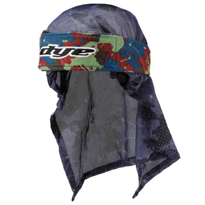 Dye Paintball Head Wrap - Global Blau,Rot,Grün - Paintball Buddy