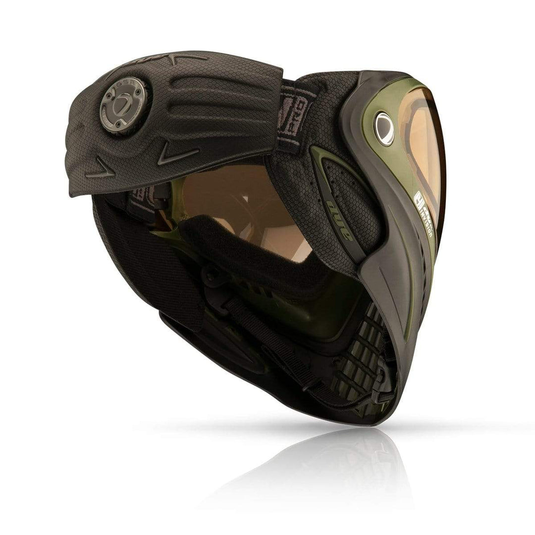 Dye Precision I4 Pro Thermal Paintball & Airsoft Maske - Sargent Schwarz Olive - Paintball Buddy