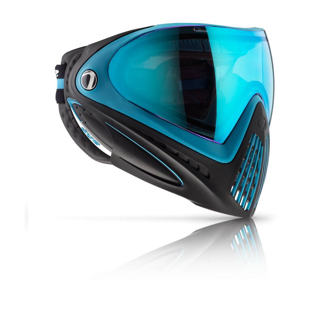 Dye Precision I4 Thermal Paintball Maske - Schwarz Blau - Paintball Buddy