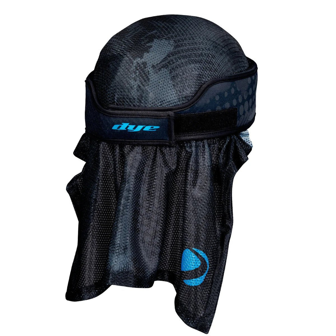 Dye X Halo Paintball Head Wrap - Concept Black/Cyan - Paintball Buddy