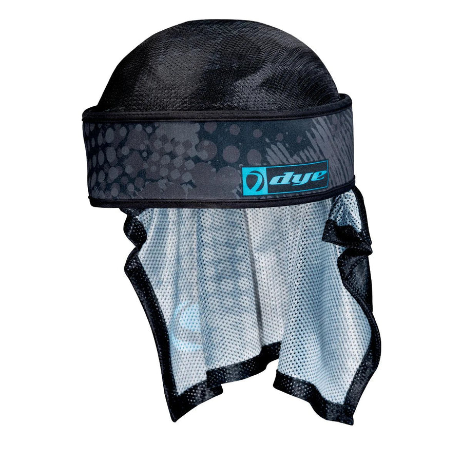 Dye X Halo Paintball Head Wrap - Concept Black/Cyan - Paintball Buddy