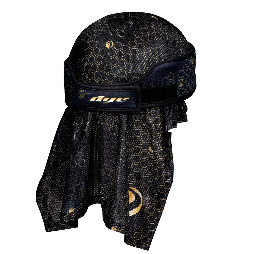 Dye X Halo Paintball Head Wrap - Hypercam Black/Gold - Paintball Buddy