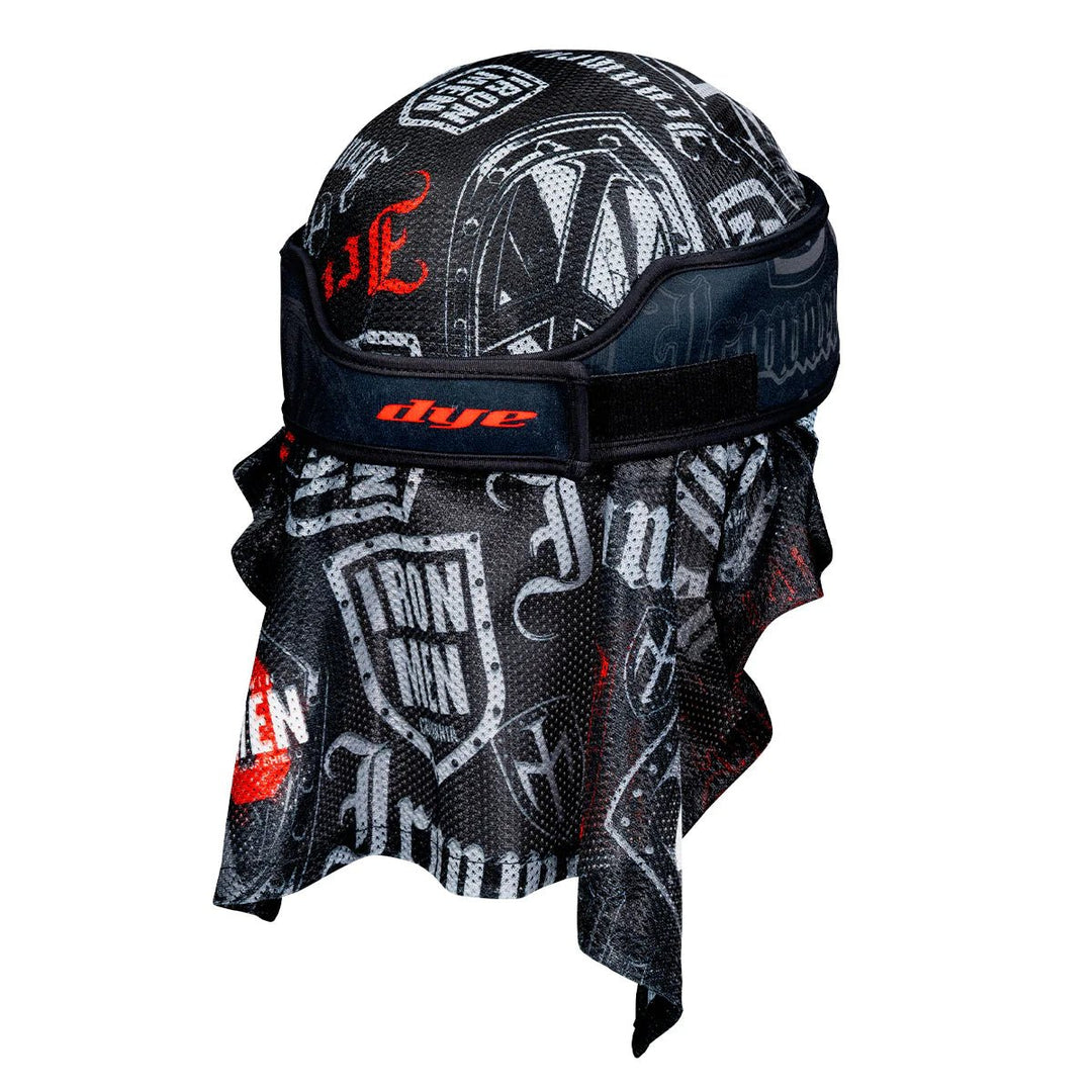 Dye X Halo Paintball Head Wrap - IM Shields 40 Blach/Red - Paintball Buddy