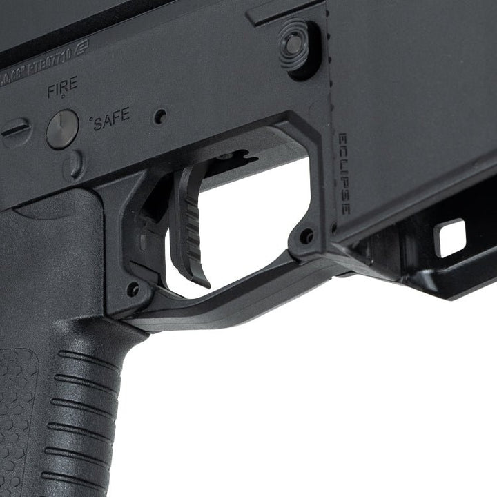 Dynamic Sports Gear CR Combat Ready Tuning Abzug für Planet Eclipse EMF200 Schwarz - Paintball Buddy