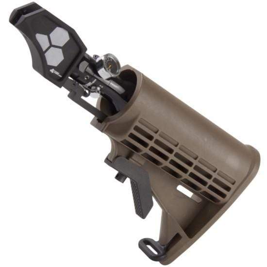 Dynamic Sports Gear Dye DAM Air Stock System 2.0 - Tan - Paintball Buddy