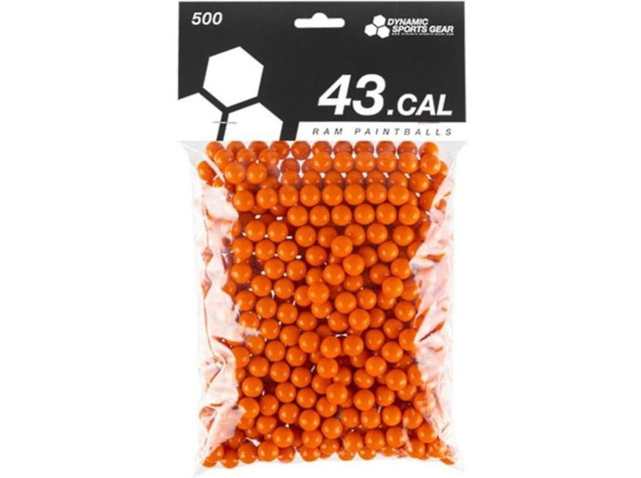 Dynamic Sports Gear RAM Paintballs 500 Stück - Orange - Paintball Buddy