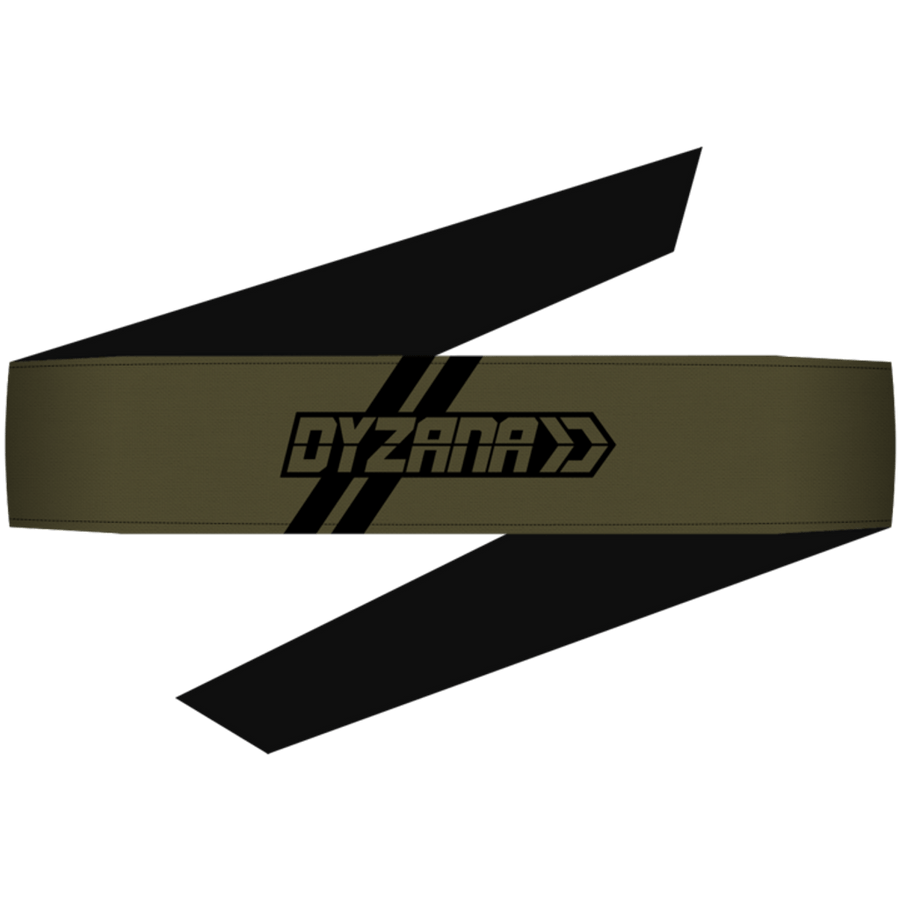 Dyzana Sports Headband - Logo Olive - Paintball Buddy