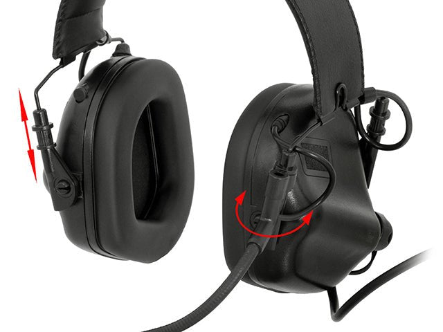 Earmor M32 aktives Tactical Headset - Grau - Paintball Buddy