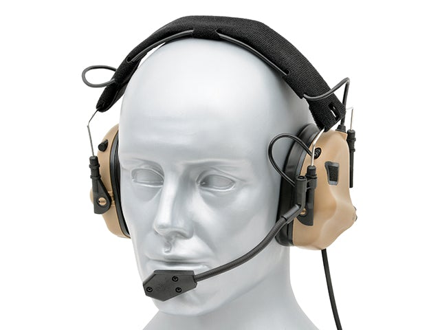 Earmor M32 aktives Tactical Headset - Tan - Paintball Buddy