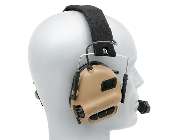 Earmor M32 aktives Tactical Headset - Tan - Paintball Buddy