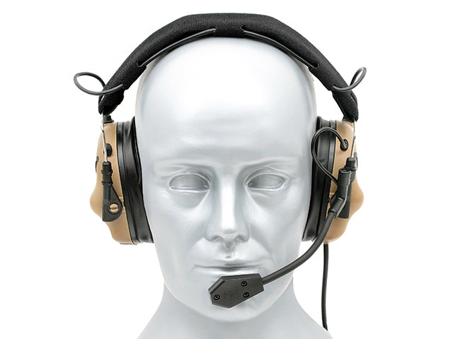 Earmor M32 aktives Tactical Headset - Tan - Paintball Buddy