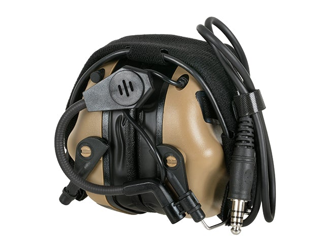 Earmor M32 aktives Tactical Headset - Tan - Paintball Buddy