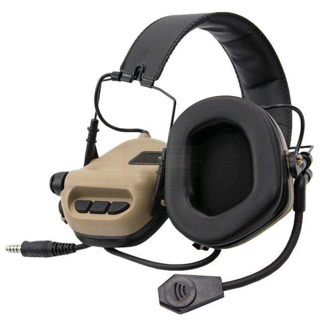 Earmor M32 aktives Tactical Headset - Tan - Paintball Buddy