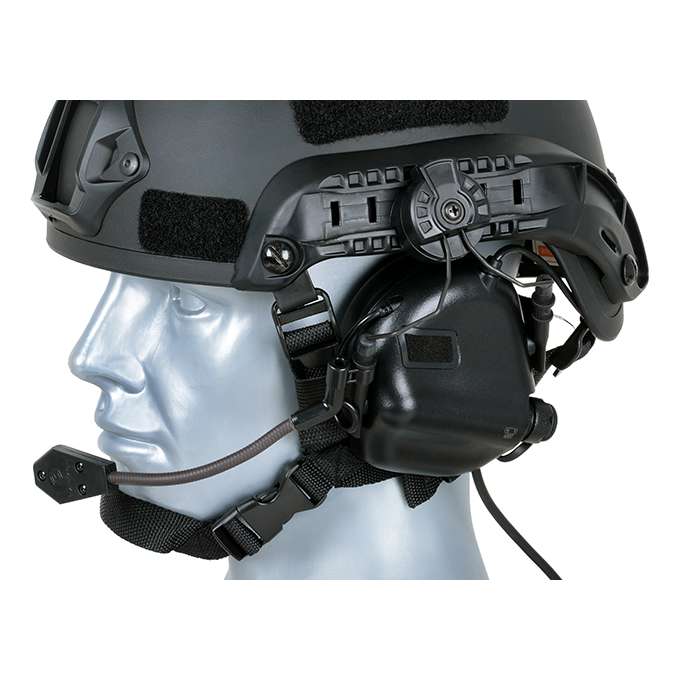 Earmor M32H aktives Tactical Headset für Fast Helm - Schwarz - Paintball Buddy