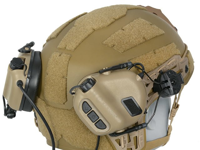 Earmor M32H aktives Tactical Headset für Fast Helm - Tan - Paintball Buddy