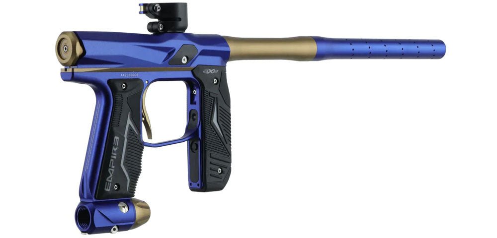 Empire Axe 2.0 E - Pneumatischer Paintball Markierer - Dust Blau Bronzefarben - Paintball Buddy