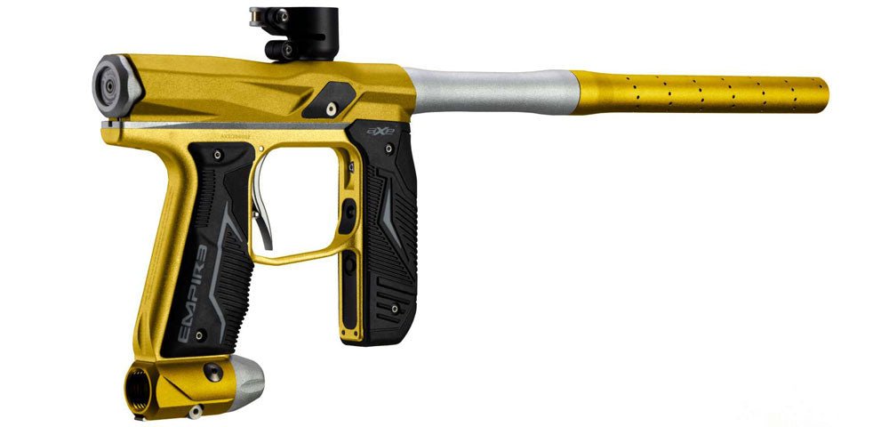 Empire Axe 2.0 E - Pneumatischer Paintball Markierer - Staubgold/Silber - Paintball Buddy